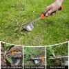 Weed Puller Tool with Gloves, Weeder Hand Tool for Garden, Weeding Tool with 4 Claws, Weeder Garden Root Remover Tool for Garden, Gap or Corner Weeding, 3 Pack