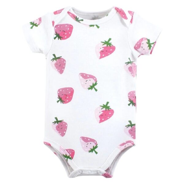 Short Sleeve Bodysuits, 5-Pack, Newborn- 24 Months