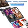 Android 14 Tablet 10.1 inch with Case, 3GB, 64GB, IPS Touch Screen, Quad-Core,1280x800 | Wi-Fi6 | 6000mAh | Google Certified(White)