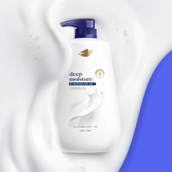 (3 pack) Deep Moisture Liquid Body Wash with Pump Nourishing for Dry Skin 30.6 oz