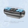 Professional Jumbo and Super-Jumbo Ceramic Hot Hair Rollers, 12 Piece Set, Blue
