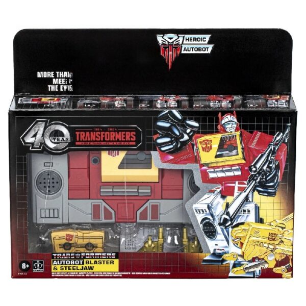 Toys Retro 40th Anniversary Autobot Blaster & Steeljaw Action Figures