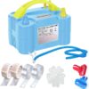 Growsun Balloon Pump Electric 110V 600W Balloon Garland Arch Kit Air Blower Inflator for Party Balloons Decoration Baby Shower Tape Strip Include
