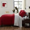 7 Piece Reversible Bed in a Bag Comforter Set with Sheets, Black, Queen