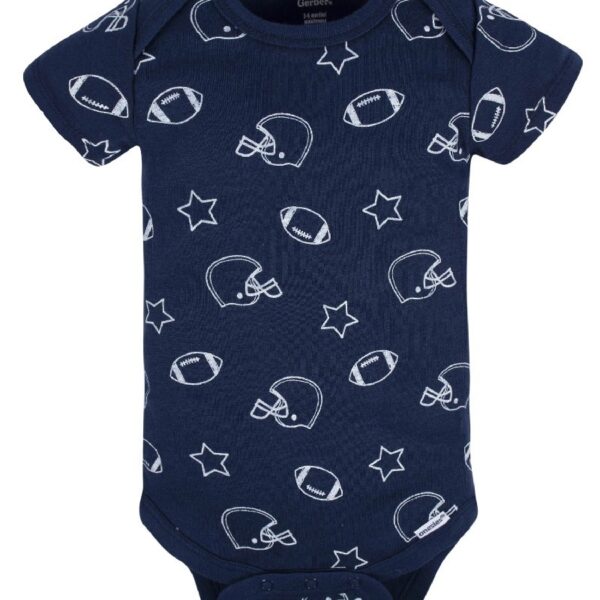 Baby Boy Short Sleeves Onesies Bodysuits, 8-Pack, Sizes Newborn-12M