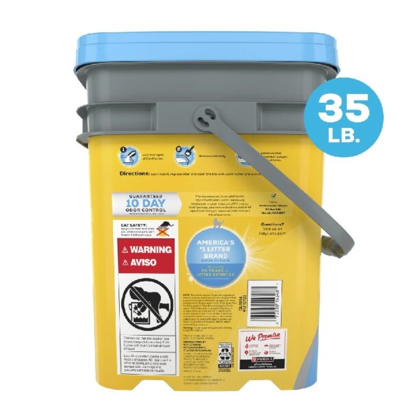 Purina Clumping Cat Litter, Glade Clear Springs Deodorizing, Low Dust, 35 lb. Pail