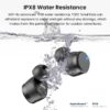 T12 in-Ear Wireless Earbuds Bluetooth 5.3 Headphones with 32EQ Mode,Stereo Bass Bluetooth Earbuds with ENC Noise Cancelling Mic,55H Play,IPX8 Waterproof,Wireless Charging for Home,Sports,Travel
