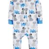 Brand Gender Neutral Footless Unionsuits, 3-Pack, Sizes 0/3 Months - 5T