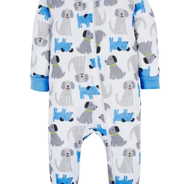 Brand Gender Neutral Footless Unionsuits, 3-Pack, Sizes 0/3 Months - 5T