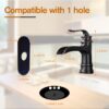 Kede Waterfall Faucet Bathroom Faucet Single Handle One Hole Oil Rubbed Bronze Finish Large Spout Lavatory Faucets (ORB2)