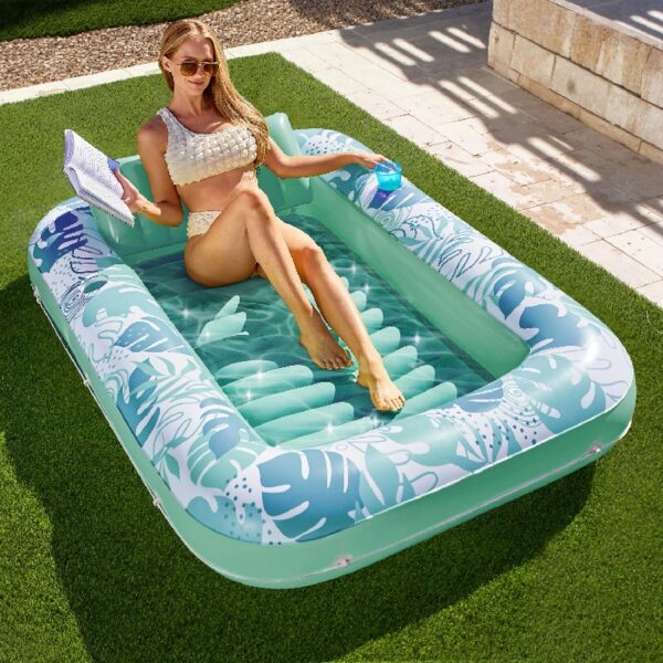Inflatable Tanning Pool Lounger Float, 70