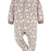 Baby and Toddler Neutral Microfleece Blanket Sleeper Pajamas, 3-Pack, Sizes 0/3M-5T