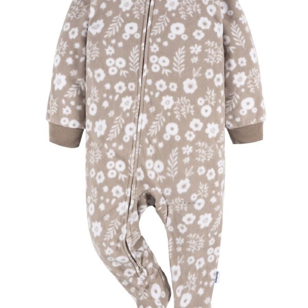 Baby and Toddler Neutral Microfleece Blanket Sleeper Pajamas, 3-Pack, Sizes 0/3M-5T