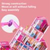 Dollhouse 16 Room Play House with Furniture and Light Toys for Ages 3+