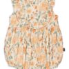By Gerber Baby Girl Bubble Romper with Flutter Sleeves, Sizes 0/3 Months - 24 Months