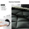 3 Pieces Bed in a Bag Comforter Set Duvet Insert,Reversible,Red/Black,Full Size Comforter Set-200GSM