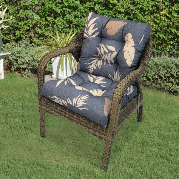 42” x 21” Hawaii Back Chair Outdoor Seating Cushions, Durable Polyester