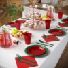 Exquisite 350 Piece Easter Plastic Disposable Party Plates & Dinnerware Combo Set