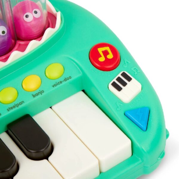 Croco Pop Piano Toy Keyboard with Songs Sounds Lights, Baby and Toddler Toys