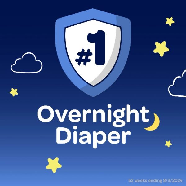 Overnites Nighttime Diapers, Size 7 (41+ lbs), 52 Ct (Select for More)
