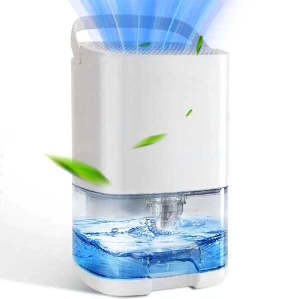 Dehumidifier 1000ML Ultra Quiet Portable Small Dehumidifiers for Home Bathroom Basements