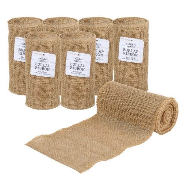 Love, Laugh, Craft Jute Burlap Roll Precut, 6