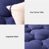 3 Pieces Bed in a Bag Comforter Set Duvet Insert,Reversible,Red/Black,Full Size Comforter Set-200GSM
