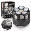 Head Shaver for Bald Men, Magnetic Electric Razor for Men, IPX7 Waterproof Rechargeable Shaver