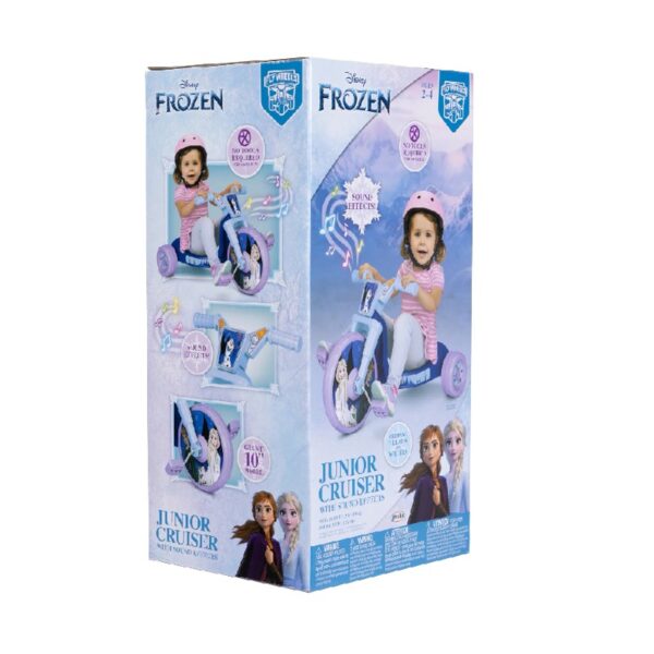 Fly Wheel Frozen Junior Cruiser Tricycle with 10 inch Front Wheel Child 2 to 4 Years