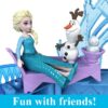 Storytime Stackers Princess Elsa's Ice Palace, Doll House Playset with Small Doll