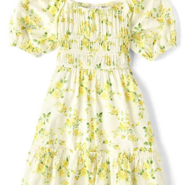 Mommy and Me Floral Ruffle Dress, Sizes XS-XXL