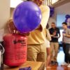 Balloon Time 9.5in Medium Helium Tank Kit with Colorful Latex Balloons, 8.9 cu ft, 30 Count