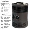 360 Surround Space Heater, Black, HHF360V
