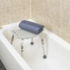 Bathroom Safety Shower Tub Bench Chair, Gray
