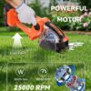 Cordless Hedge Trimmer, 3 in 1 Handheld Electric Grass Trimmer , Trimmer for Bush,Tree, Garden, Patio and Lawn