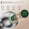 Cikuci Smart Door Lock, Fingerprint Door Lock Knob with App Control, Suitable for Home, Cloakroom, Offices, Hotels (K10)