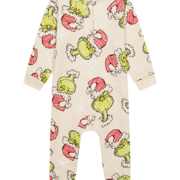 Dr.Seuss Baby Boy Grinch Printed Coverall, Sizes 0-24 Months