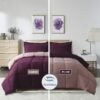 Light Weight Down Alternative Comforter Set, Queen, Green, Reversible