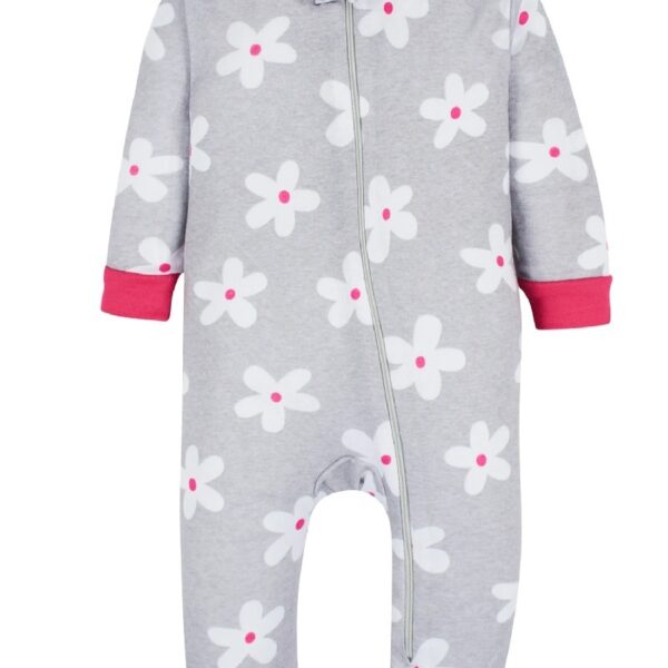 Brand Gender Neutral Footless Unionsuits, 3-Pack, Sizes 0/3 Months - 5T