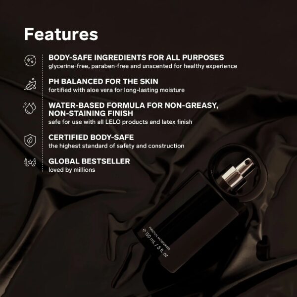 Personal Moisturizer Water Based Lube Compatible With Silicone Sex Toys, 5 fl.oz