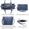 8d76d5f0f55049a6b464b32d0178366d Women's 3Pcs Purse Handbag Shoulder Bag Tote Satchel Hobo Bag Briefcase Work Bag for Ladies