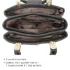 Women Satchel Handbags Top Handle Purse Medium Tote Bag Vegan Leather Shoulder Bag