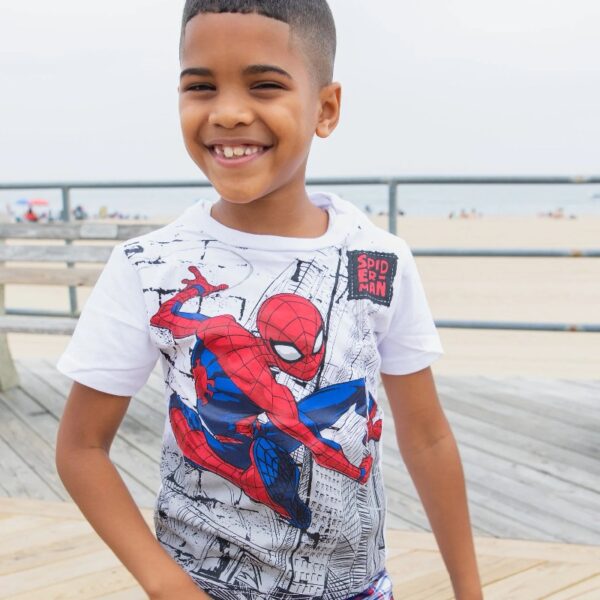 Spider-Man 4 Pack T-Shirts Toddler to Big Kid