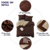 Light Weight Down Alternative Comforter Set, Queen, Green, Reversible