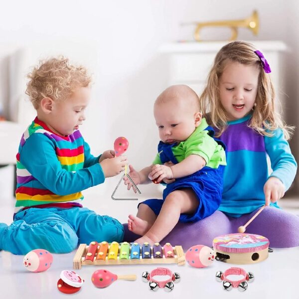 Baby Music Toys Child Educational Wooden Musical Instruments for Kids Birthday Toddler Toy
