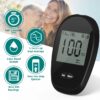 Blood Glucose Monitor Kit, 100 Glucometer Strips, 100 Lancets, 1 Blood Sugar Monitor, 1 Control Solution, Lancing Device and Carrying Bag