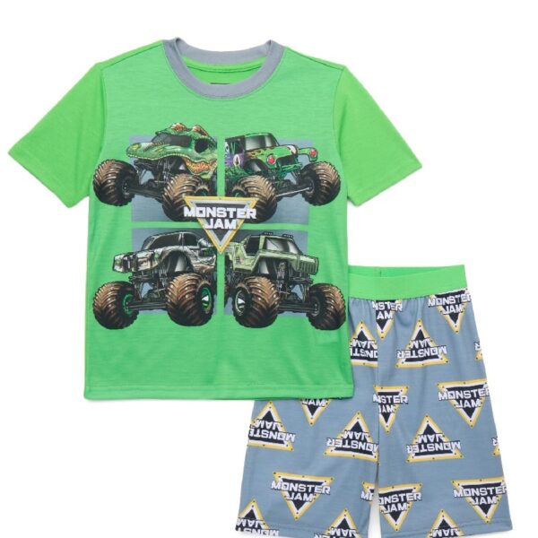 Teenage Mutant Ninja Turtles Boys Graphic Print Tee and Shorts Sleep Set, 2-Piece, Sizes 4-12