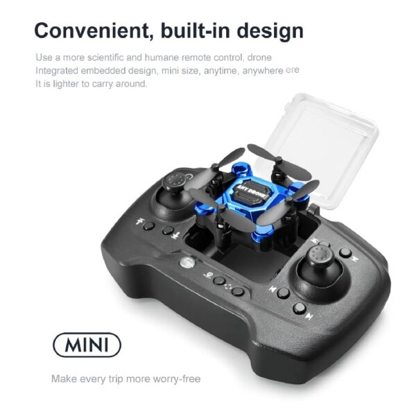 4K Foldable Mini Drone for Kids, Drone with Camera, Portable RC Quadcopter with Altitude Hold 3D Flips and Headless Mode Easy to Fly