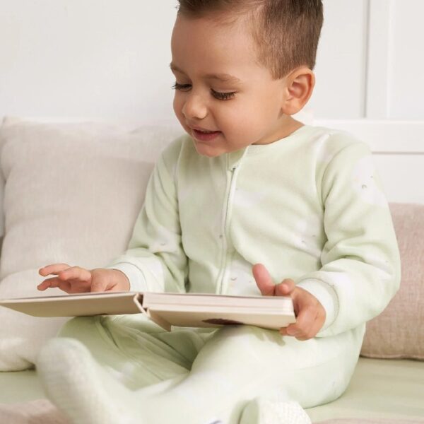 Baby and Toddler Neutral Microfleece Blanket Sleeper Pajamas, 3-Pack, Sizes 0/3M-5T