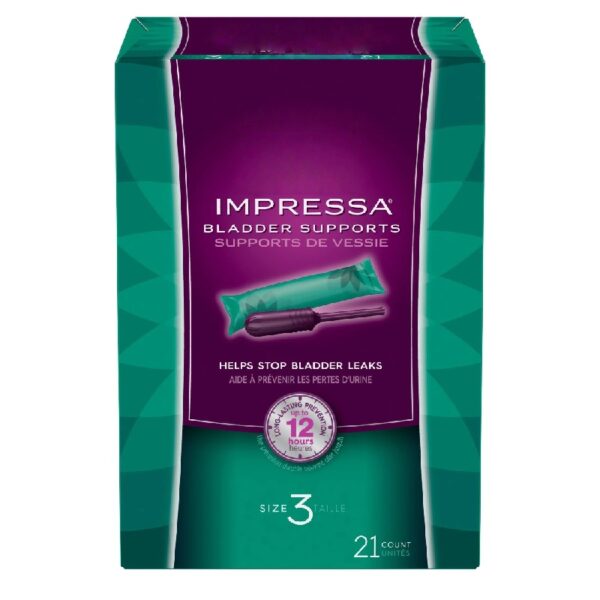 Impressa Women's Incontinence Bladder Support for Women, Size 3, 21 Count